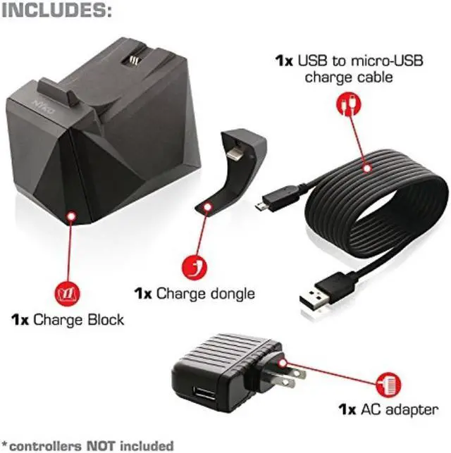 Alt view image 7 of 9 - Nyko Technologies 87218 Charge Block Pro for Nintendo Switch