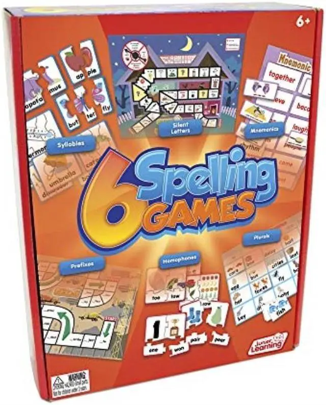 Alt view image 6 of 8 - Junior Learning JRL408 6 Spelling Games