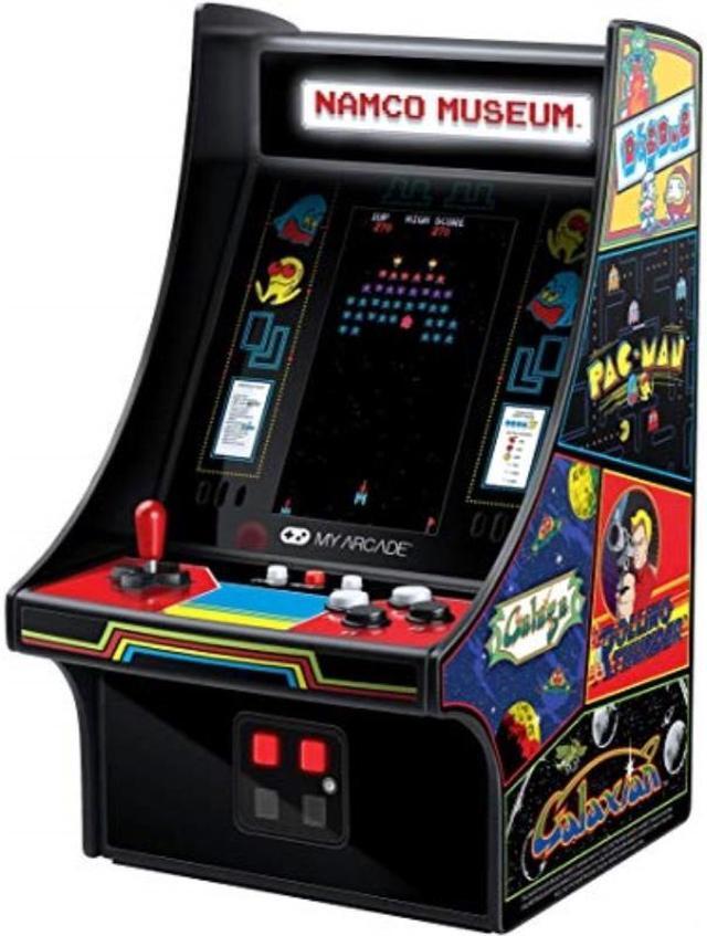 Alt view image 8 of 14 - My Arcade Namco Museum Mini Player 10" Collectible Retro Arcade Machine: 20 Arcade Games: Pac-Man, Dig Dug, Galaga, Galaxian, Rolling Thunder, and more