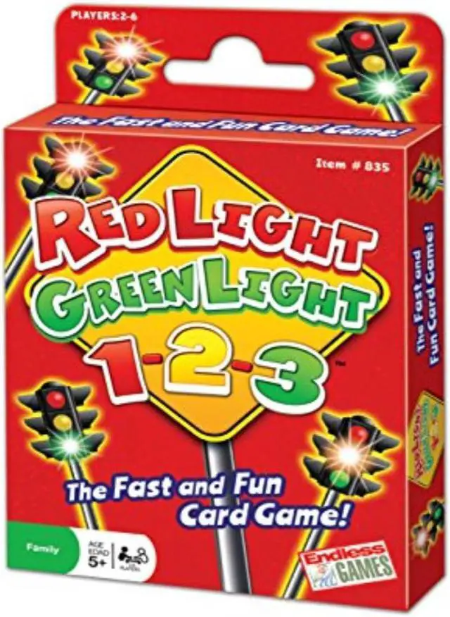 Alt view image 5 of 6 - Red Light Green Light 1 2 3 Card Game by Endless Games