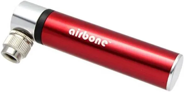 Alt view image 5 of 5 - EyezOff Airbone ZT702 Supernova Ultra-Compact Bicycle Pump for Schrader/Presta (9.9cm) Red