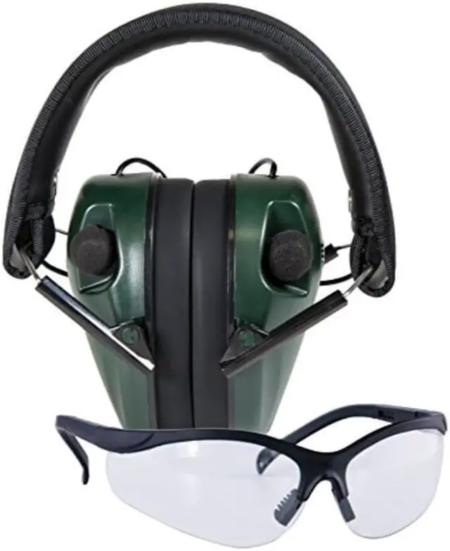 Main image of Caldwell E-Max Lo Pro Electronic Muff with Shooting Glasses 487309