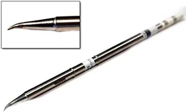 Alt view image 5 of 6 - HAKKO T15-J02 Soldering Tip, Bent Conical, 0.2mm x 3.5mm x 12mm, For Use With