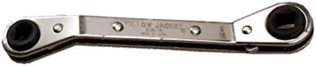 Main image of YELLOW JACKET 60616 Ratcheting Refrigeration Wrench, 5-5/8 in, Finish: Chrome