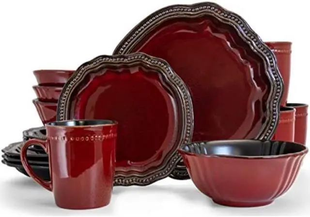 Alt view image 4 of 5 - Ge Lewisville Dw Red 16Pc