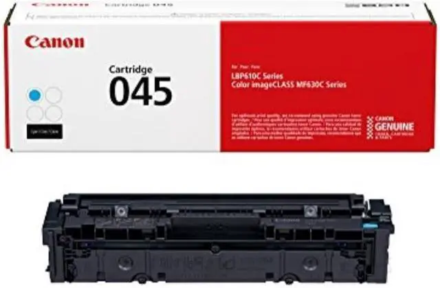Alt view image 17 of 20 - Canon Genuine Toner, Cartridge 045 Cyan (1241C001), 1 Pack, for Canon Color imageCLASS MF634Cdw, MF632Cdw, LBP612Cdw Laser Printer