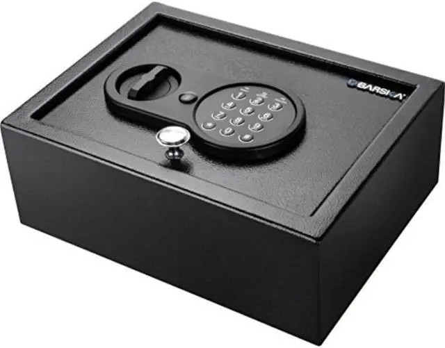 Alt view image 6 of 16 - BARSKA AX12622 Security Safe,Black,10.5 lb.