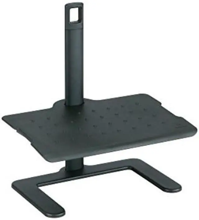 Alt view image 7 of 14 - Height-Adjustable Footrest, 20 1/2w X 14 1/2d X 3 1/2 To 21 1/2h, Black