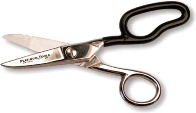 Alt view image 4 of 6 - Platinum Tools 10525C Platinum Tools Prof Electrician Scissors - Black