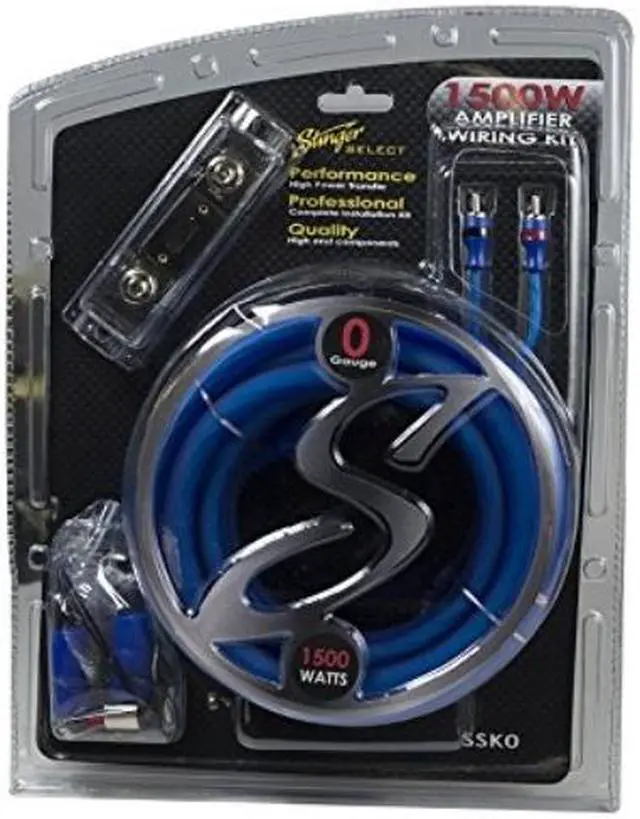 Alt view image 11 of 15 - STINGER SSK0 Select Wiring Kit with Ultra-Flexible Copper-Clad Aluminum Cables (0 Gauge)
