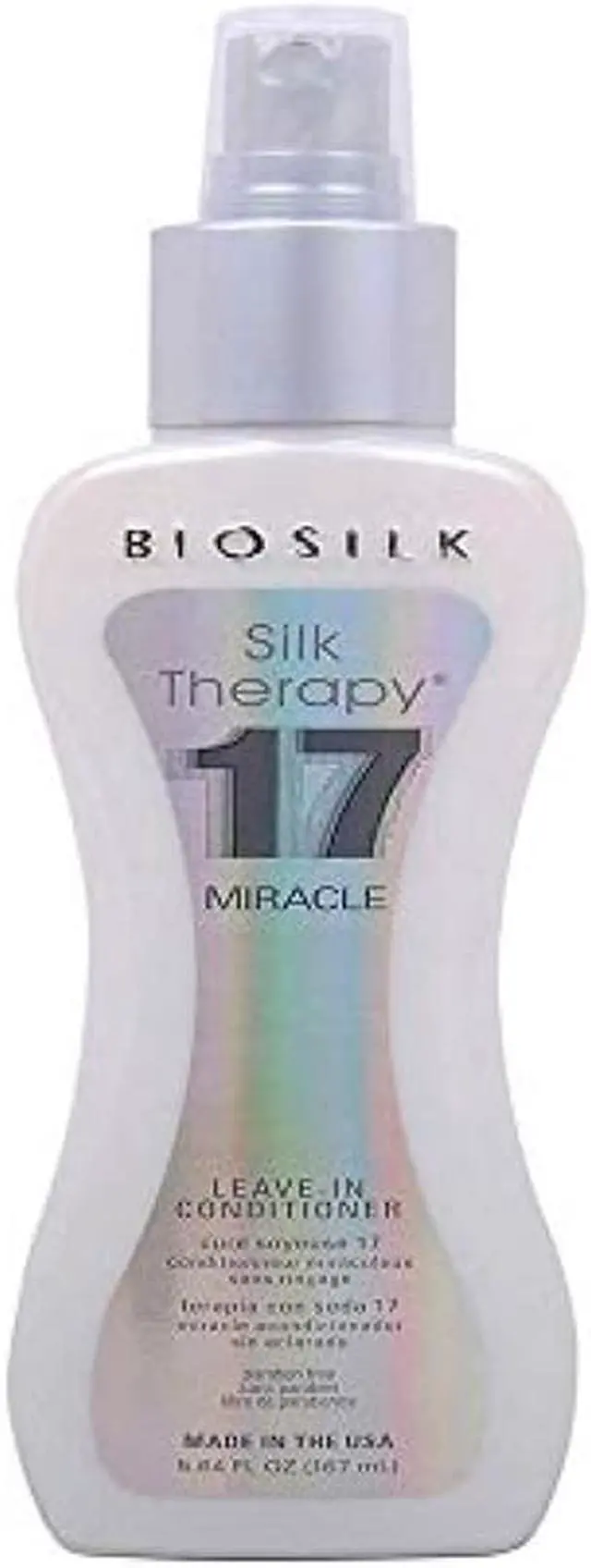 Alt view image 2 of 5 - BioSilk Silk Therapy, 17 Miracle Leave -In conditioner, 5.64 Fluid Ounce