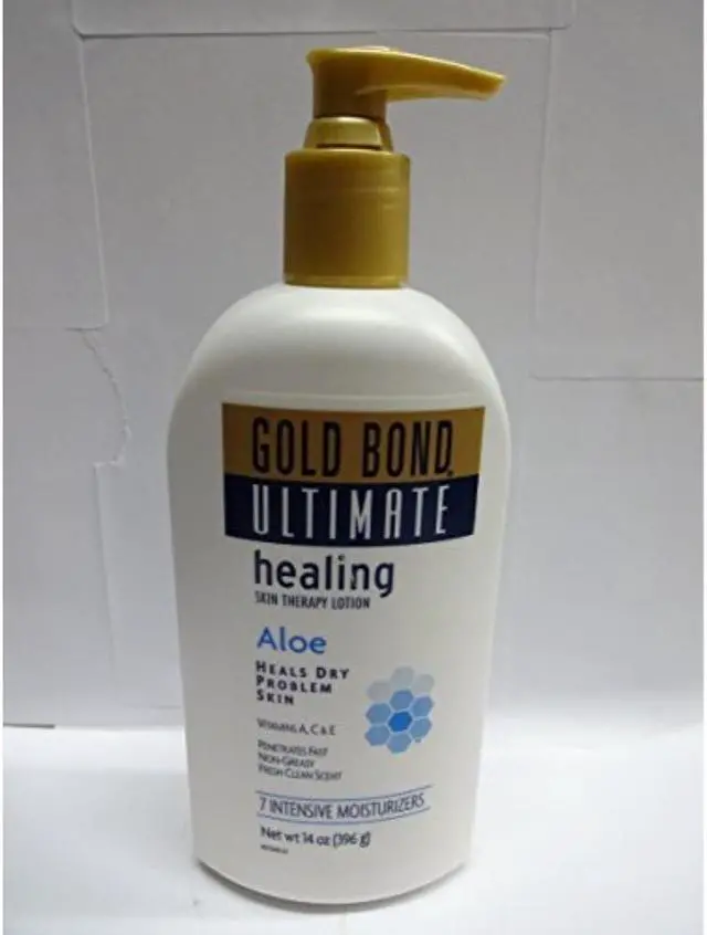 Alt view image 8 of 8 - Gold Bond Ultimate Healing Skin Therapy Lotion, Aloe, 14 Ounce Pump