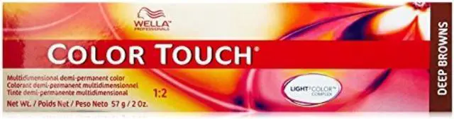 Alt view image 2 of 3 - Wella Color Touch 6/75 Dark blonde/Brown red-violet 2oz