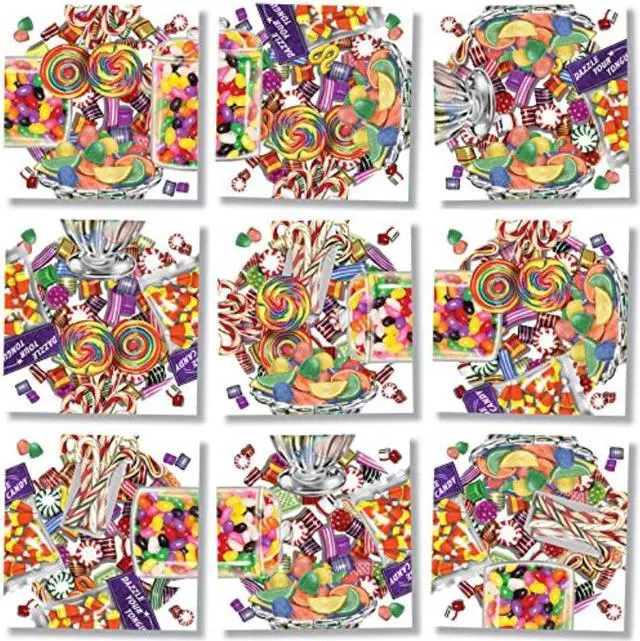 Alt view image 5 of 5 - Scramble Squares Puzzle Candy