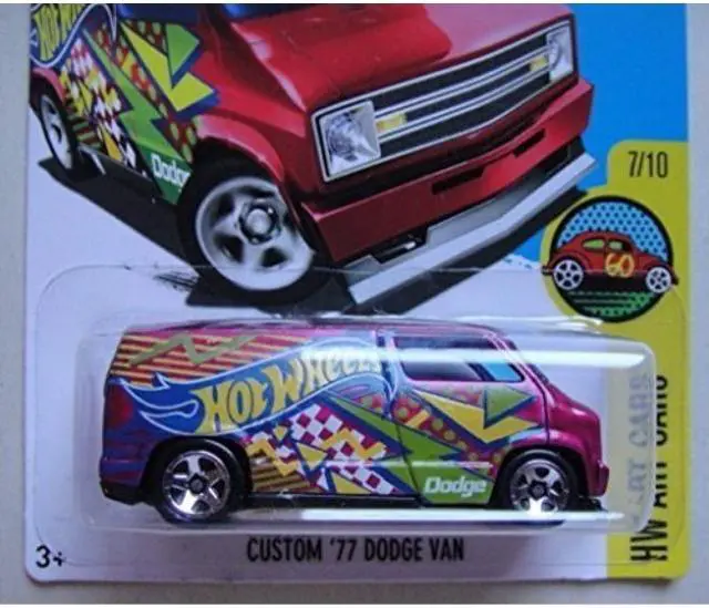 Hot Wheels Custom '77 Dodge Van - White, Art Cars Series 4/10, Treasure Hunt (65/250)