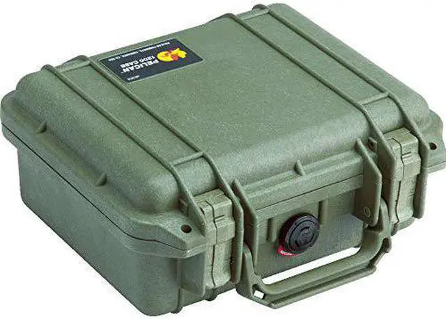 Alt view image 11 of 13 - CASE, PELICAN 1200, W/FOAM, OD GREEN