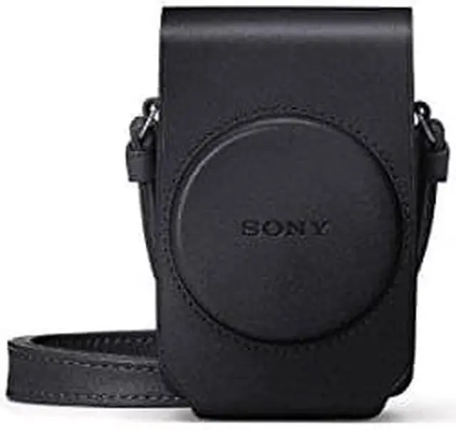 Alt view image 9 of 9 - Sony Vertical Type Soft Carrying Case for Cyber-shot RX100 and RX100II Cameras