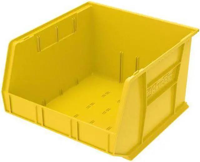 Alt view image 7 of 7 - AKRO-MILS 30270YELLO Yellow Hang and Stack Bin, 18"L x 16-1/2"W x 11"H, Outside