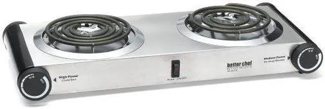 Alt view image 3 of 8 - Better Chef IM-302DB Stainless Steel Dual Electric Burner