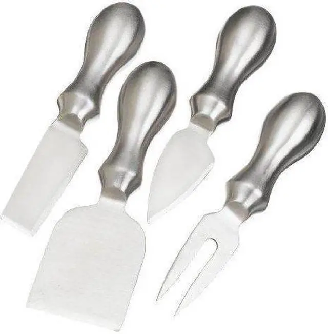 Alt view image 2 of 5 - prodyne k4s stainless steel cheese knives, set of 4