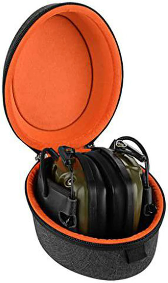 Alt view image 8 of 8 - Geekria Hard Shell Carrying Case / Bag For Howard Leight Impact Sport OD Electric Earmuff / Headset / Headphones, with Mesh Pocket for Accessories