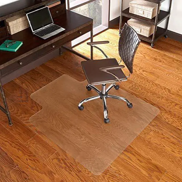 Alt view image 9 of 12 - 36'' x 48'' Hard Floor Chair Mat with Lip