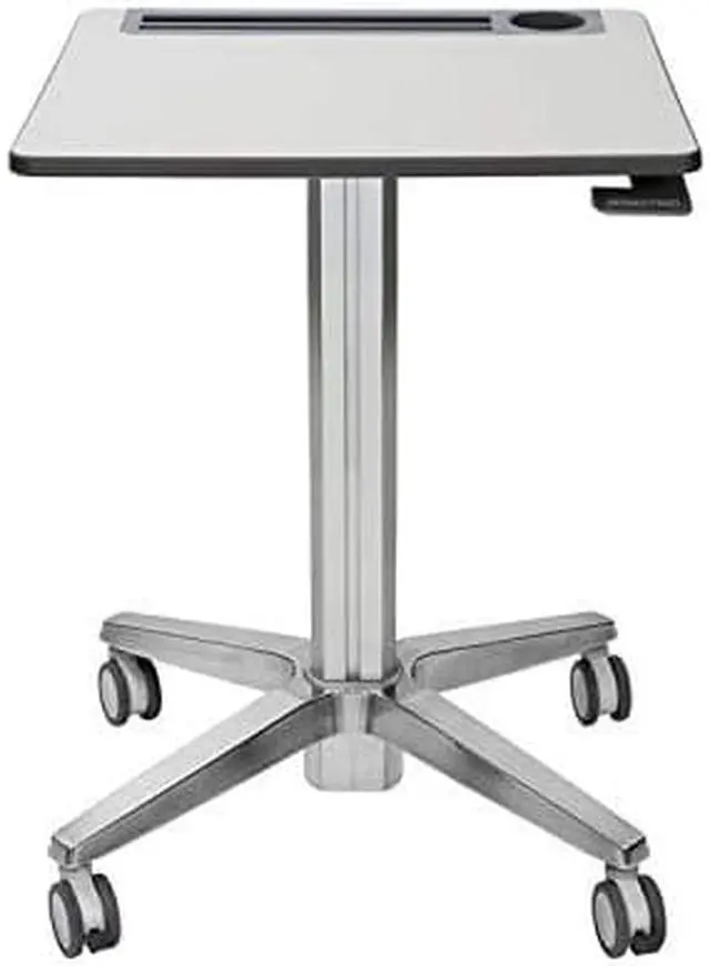 Main image of Ergotron  LearnFit Mobile Standing Desk, Rolling Laptop Sit Stand Desk  Tall, Grey