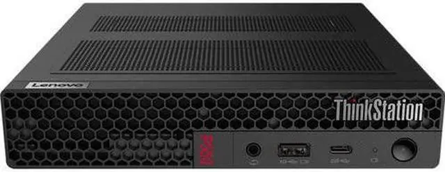 Alt view image 4 of 11 - Lenovo ThinkStation P350 30EF001CUS Workstation - 1 x Intel Core i5 Hexa-core (6 Core) i5-11500T 11th Gen 1.50 GHz - 16 GB DDR4 SDRAM RAM - 512 GB SSD - Tiny - Raven Black - Windows 10 Pro 64-bit - NV