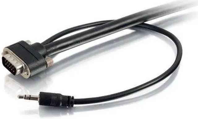 Alt view image 12 of 13 - C2G 50227 15ft Select VGA + 3.5mm Stereo Audio A/V Cable M/M - In-Wall CMG-Rated