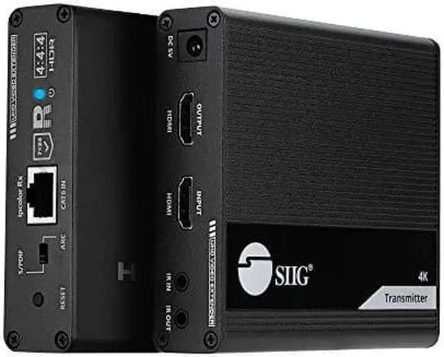 Alt view image 10 of 16 - SIIG AC CEH26L11S1 ipcolor 4K HDMI20 Extender with IR HDR and ARC
