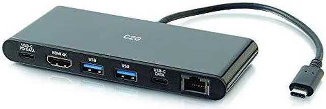 Alt view image 6 of 8 - C2G USBC 6IN1 MINI DOCK KIT