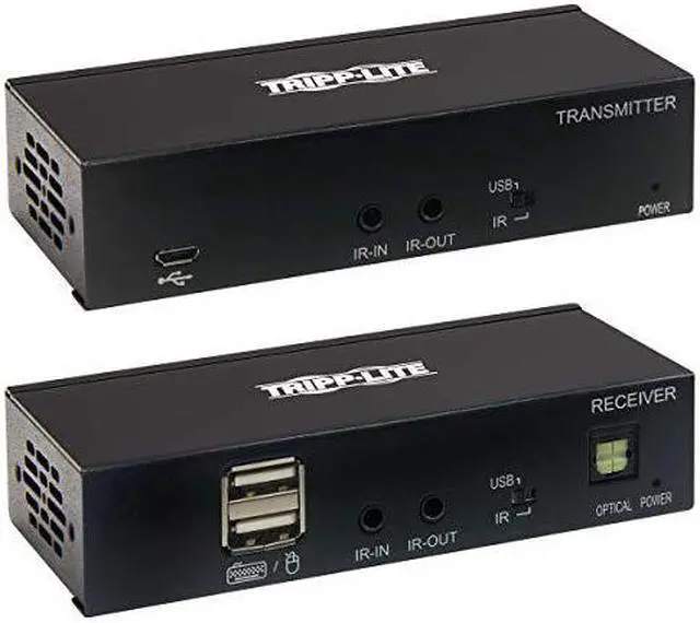 Alt view image 13 of 20 - Tripp Lite HDMI Over Cat6 Extender Kit w KVM Support USB/IR PoC B127A1A1BHBH