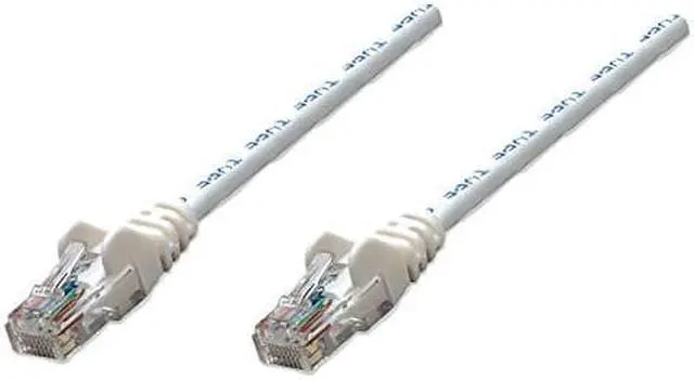 Alt view image 5 of 9 - Intellinet Network Cable, Cat5e, UTP, RJ45 Male / RJ45 Male, 3.0 m (10 ft.), White