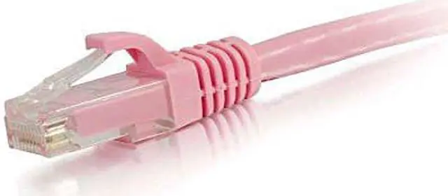 Alt view image 7 of 7 - C2G / Cables to Go 04052 Cat6 Snagless Patch Cable, Pink (10 Feet/3.04 Meters)