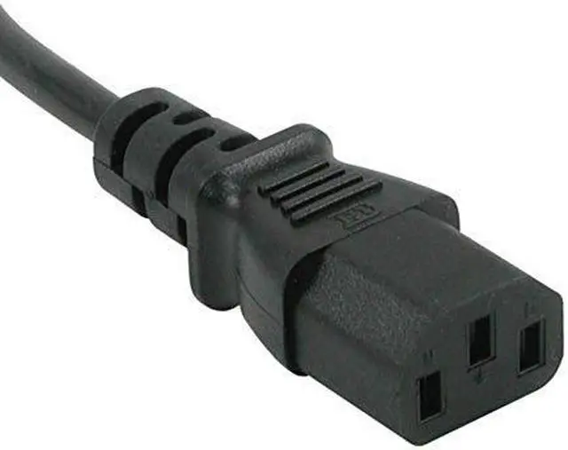 Alt view image 9 of 12 - C2G 09482 18 AWG Universal Power Cord - NEMA 5-15P to IEC320C13, TAA Compliant, Black (15 Feet, 4.57 Meters)