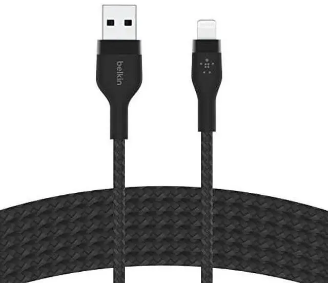 Alt view image 5 of 5 - BELKIN CAA010BT3MBK Black Lightning Cables - 9.84ft.