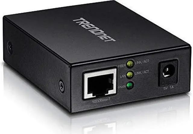 Alt view image 7 of 13 - TRENDnet 1000BASE-T to SFP Fiber Media Converter, Gigabit Ethernet to SFP Media Converter, 4Gbps Switching Capacity, TFC-GSFP