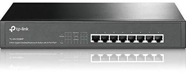 Alt view image 13 of 20 - TP-Link TL-SG1008MP - switch - 8 ports - unmanaged - rack-mountabl (TL-SG1008MP)
