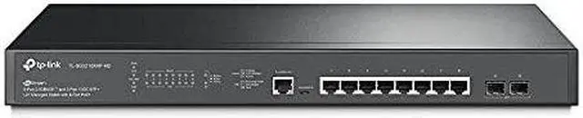 Alt view image 7 of 11 - TP-Link JetStream TL-SG3210XHP-M2 Ethernet Switch* - 8 Ports - Manageable - 3 Layer Supported - Modular - 240 W PoE Budget - Optical Fiber, Twisted Pair - PoE Ports - Rack-mountable, Desktop