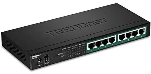 Alt view image 7 of 7 - TRENDnet TPE-TG84, 8-Port Gigabit PoE+ Switch