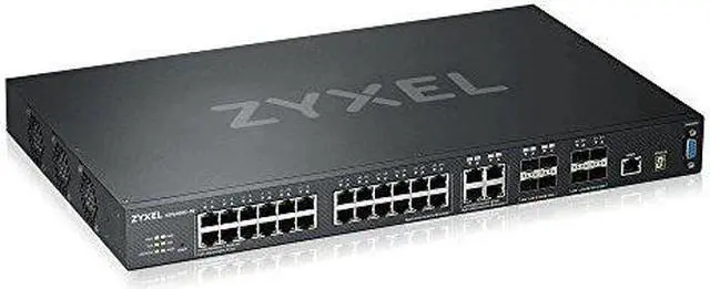 Alt view image 3 of 7 - ZyXEL 28-port GbE L3 Managed Switch with 4 SFP+ Uplink
