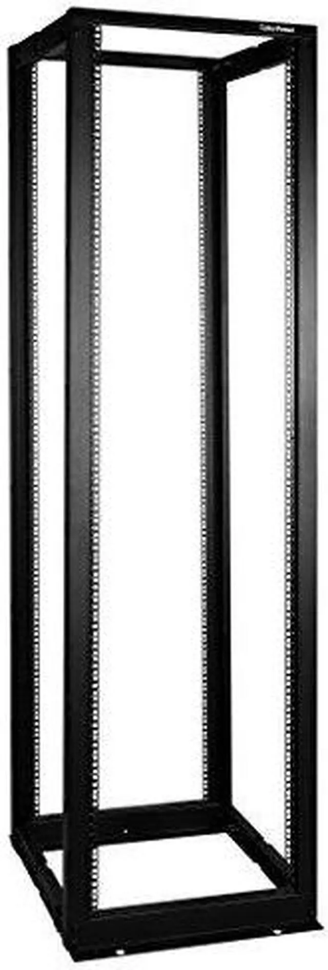 Alt view image 9 of 11 - CyberPower - CR45U40001 - CyberPower 4-post Open Frame 19 Rack - 19 45U Wide x 40 Deep Floor Standing - Black - 1760 lb