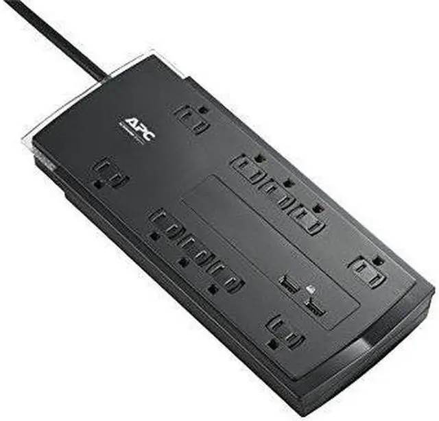 Alt view image 14 of 18 - APC Electric SurgeArrest Performance 10-Outlet Surge Suppressor/Protector P10U2