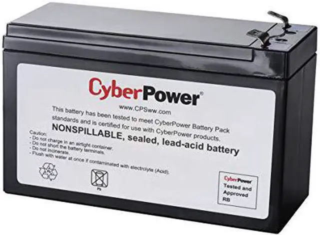 Alt view image 9 of 15 - CyberPower RB1290X2 UPS Replacement Battery Cartridge