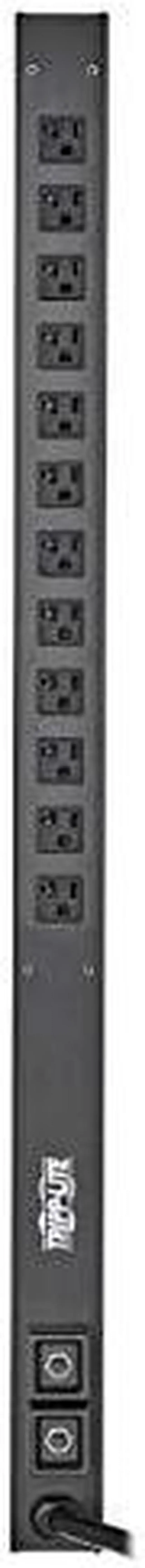 Alt view image 9 of 10 - Tripp Lite PDUV30-36 12-Outlet PDU - Basic - NEMA L5-30P - 12 x NEMA 5-15/20R - 120 V AC - 0U - Vertical - Rack-mountable