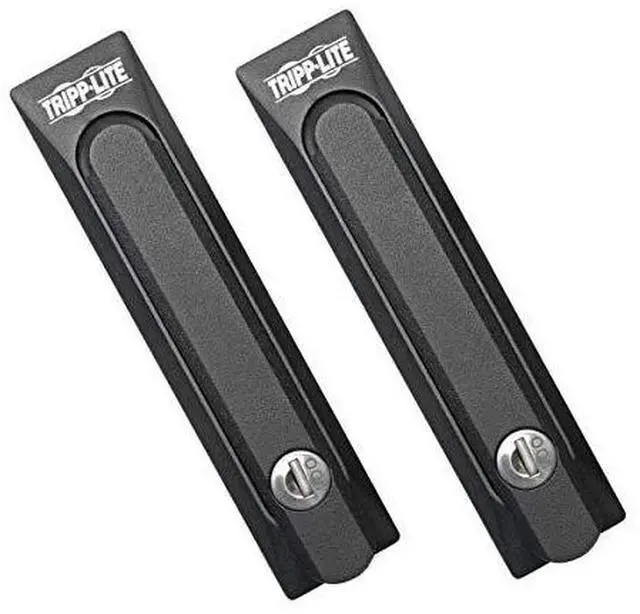 Alt view image 6 of 12 - Tripp Lite Replacement Lock for SmartRack Server Rack Cabinets - Front and Back Doors, 2 Keys, Version 1 (SRHANDLE1)