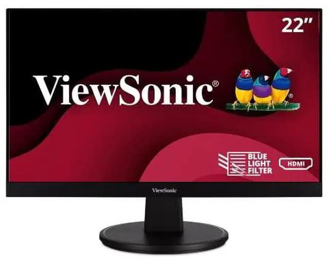 Alt view image 20 of 20 - ViewSonic VA2247-MH 22 Inch Full HD 1080p Monitor with Ultra-Thin Bezel, Adaptive Sync, 75 Hz, Eye Care, HDMI, VGA Inputs for Home and Office