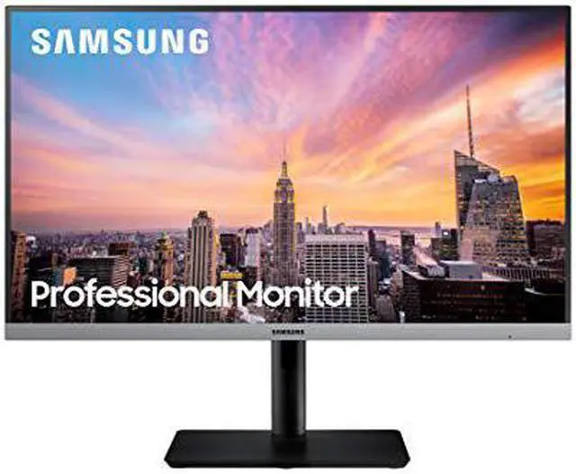 Alt view image 10 of 20 - Samsung SR650 Series 24 inch IPS 1080p 75Hz Computer Monitor for Business with VGA, HDMI, DisplayPort, and USB Hub, 3-Year Warranty (S24R650FDN), Black