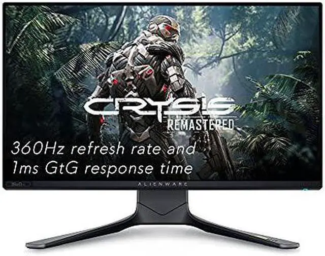 Alt view image 19 of 20 - Dell Alienware AW2521H 24.5" Full HD 1920 x 1080 360 Hz (Native with DP), 240 Hz (Native with HDMI) 1 ms (GtG) HDMI, DisplayPort, USB, Audio NVIDIA G-Sync Fast IPS Gaming Monitor