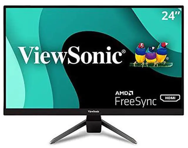 Alt view image 17 of 20 - ViewSonic VX2467-MHD 24 Inch 1080p Gaming Monitor with 100Hz, 1ms, Ultra-Thin Bezels, FreeSync, Eye Care, HDMI, VGA, and DP